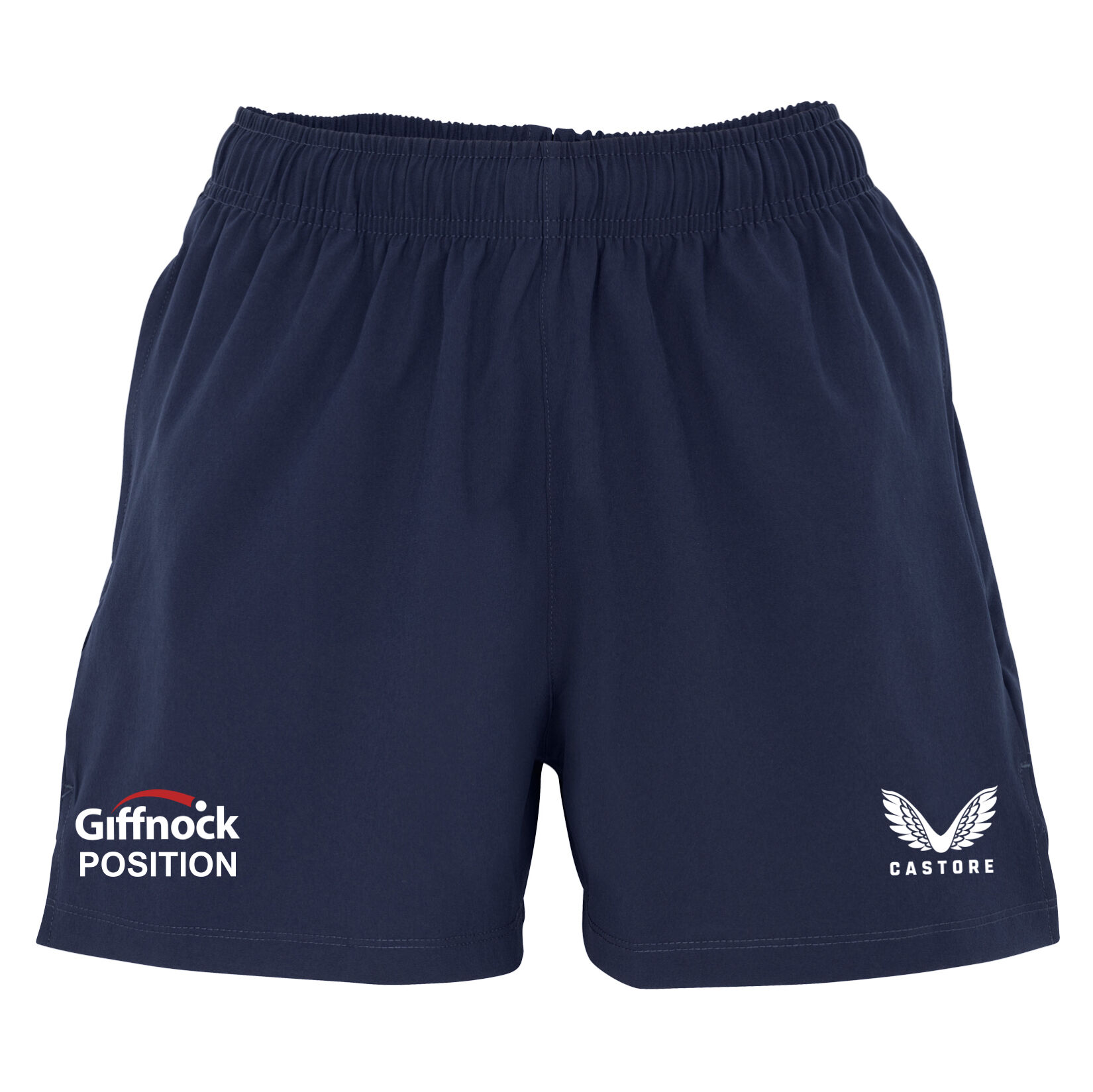 Castore Woven Womens Training Shorts (Zip Pockets) - Navy
