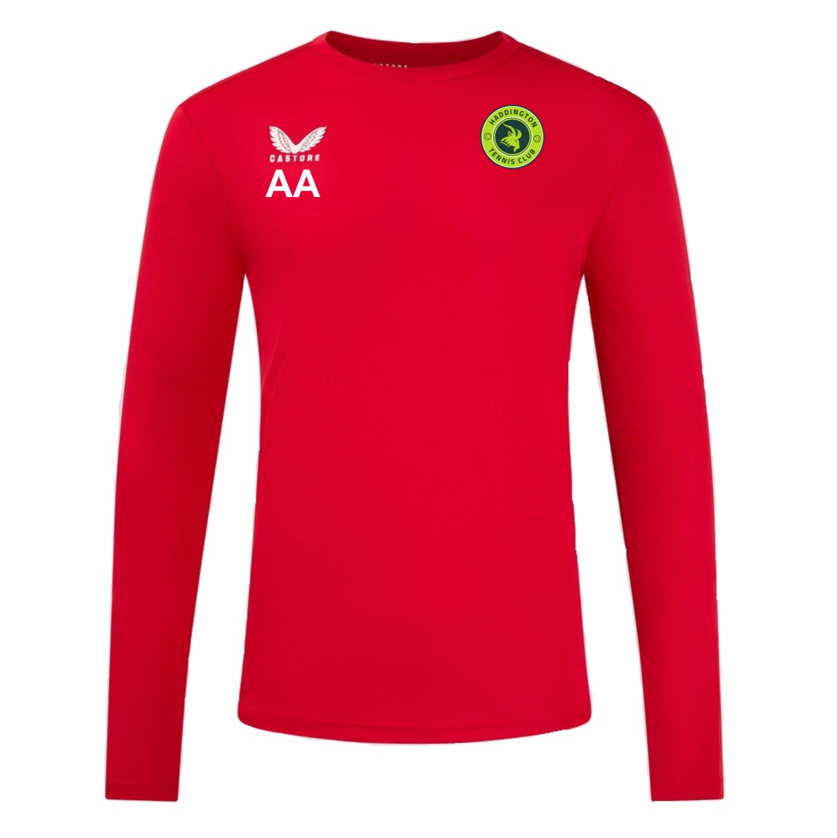 Castore Long Sleeve Training Tee - Red/White