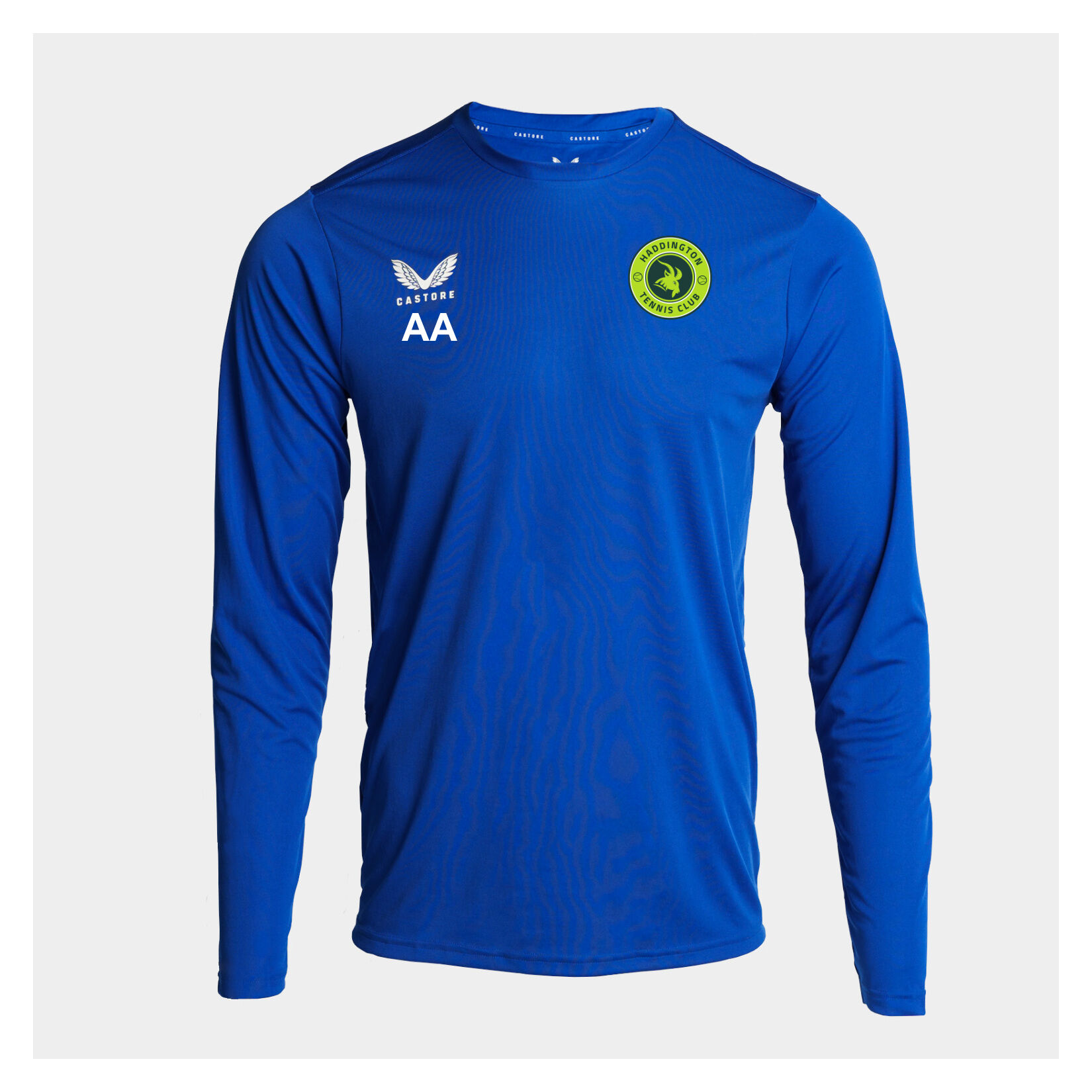 Castore Long Sleeve Training Tee - Royal Blue/White