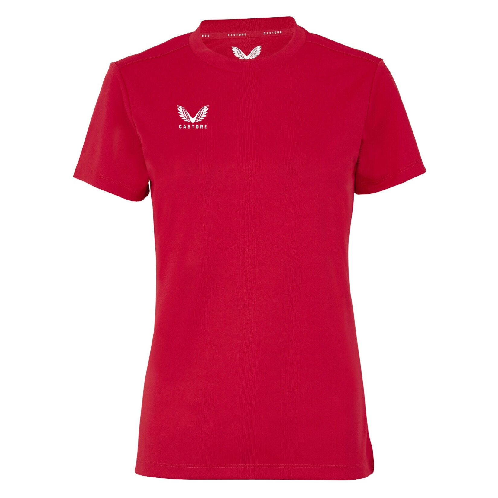 Castore Short Sleeve Womens Training Tee - Red/White