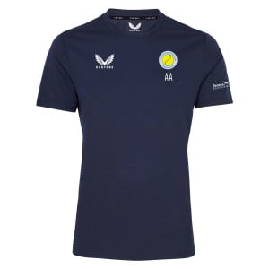 Castore Short Sleeve Training T-Shirt Navy-White