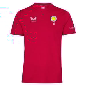 Castore Short Sleeve Training T-Shirt Red-White