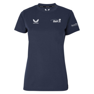 Castore Womens Short Sleeve Training Tee (W) Navy-White