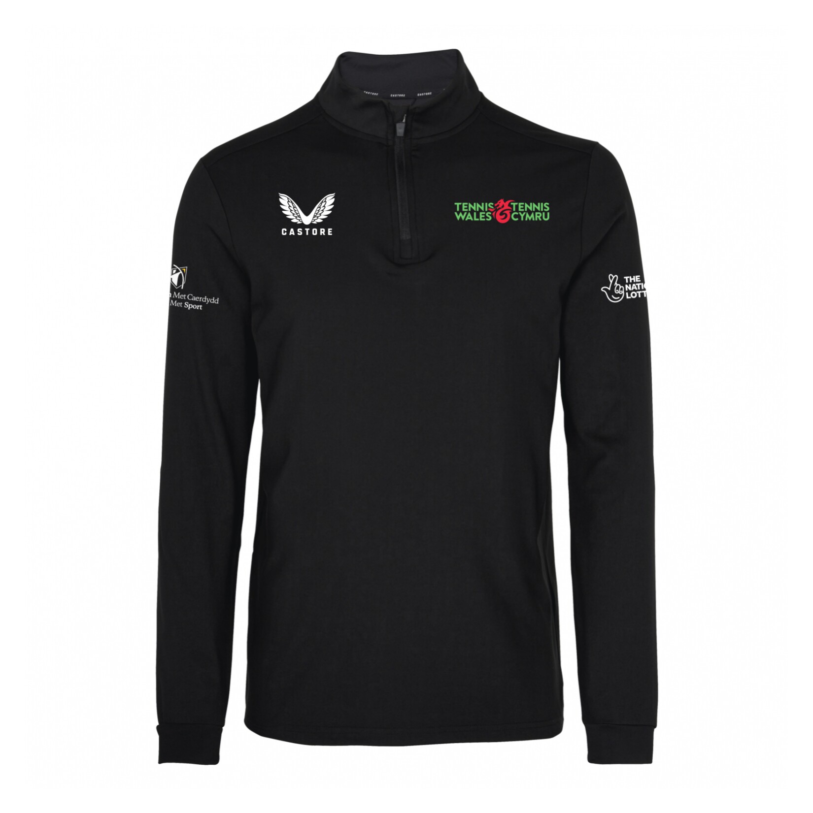 Castore Quarter Zip Midlayer - Black