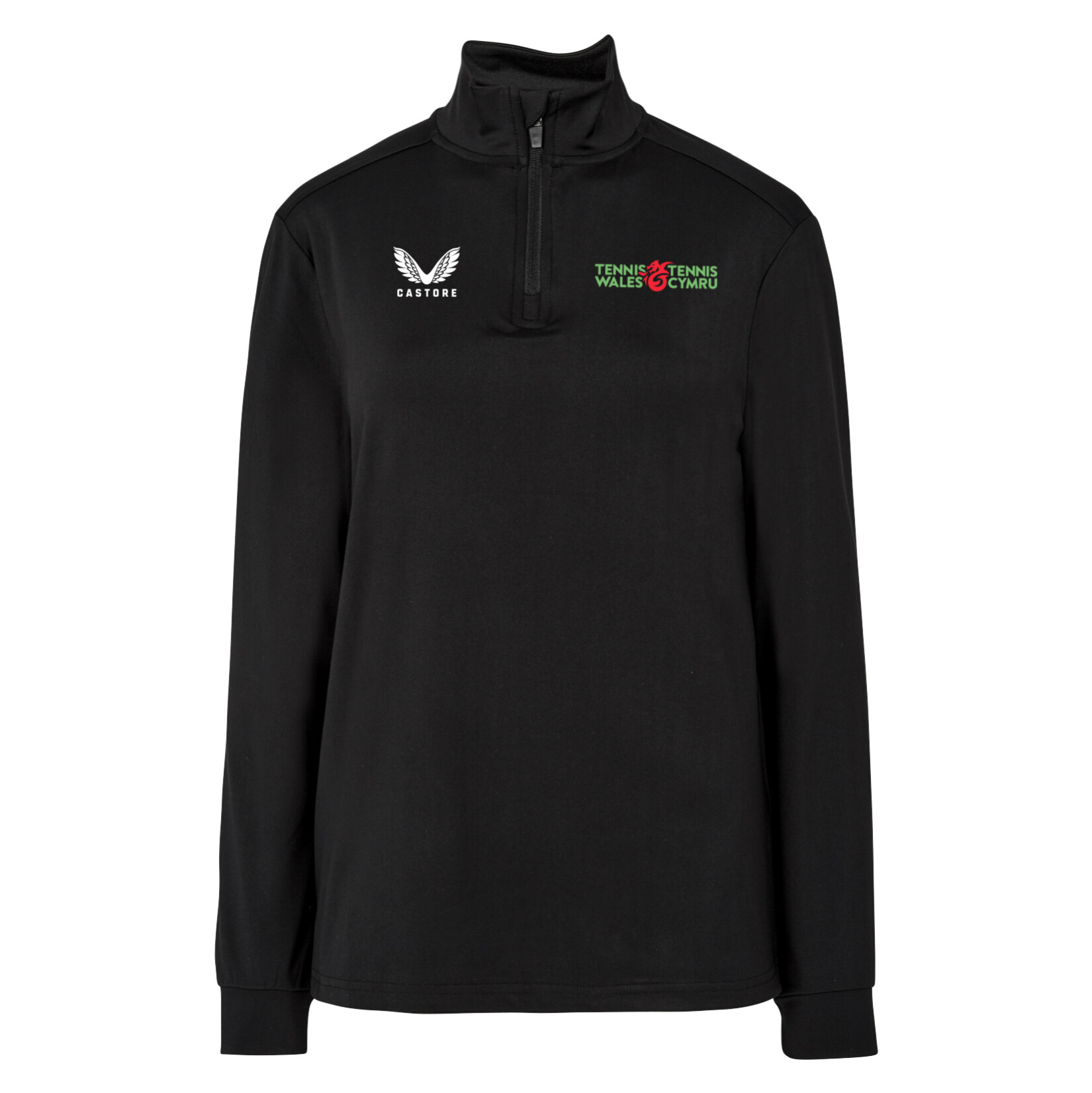Castore Quarter Zip Midlayer (W) - Black