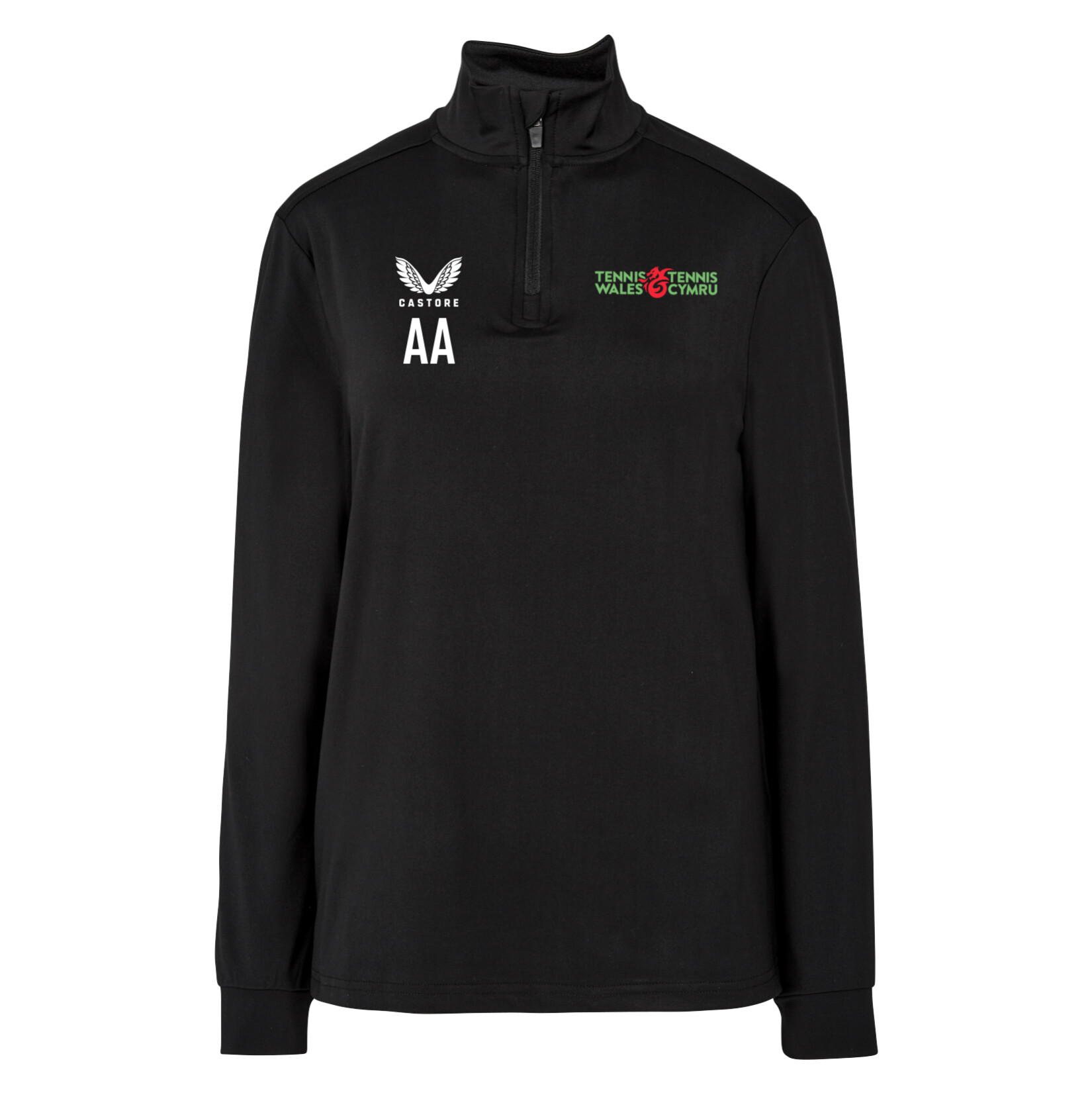 Castore Quarter Zip Midlayer (W) - Black