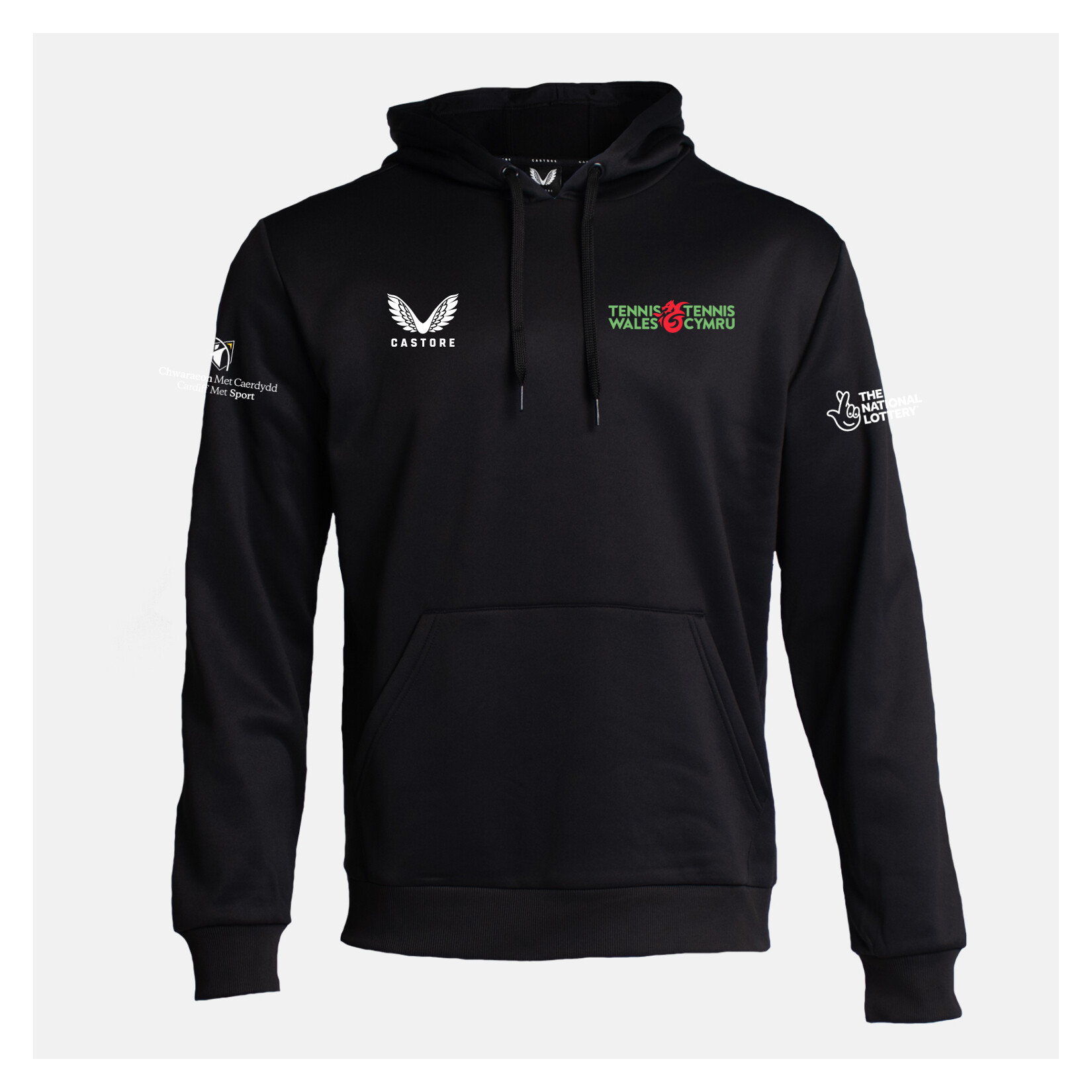 Castore Brushback Hoodie - Black