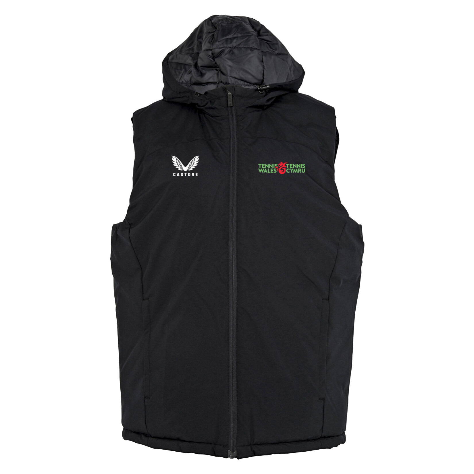 Castore Padded Gilet With Hood 22 - Black