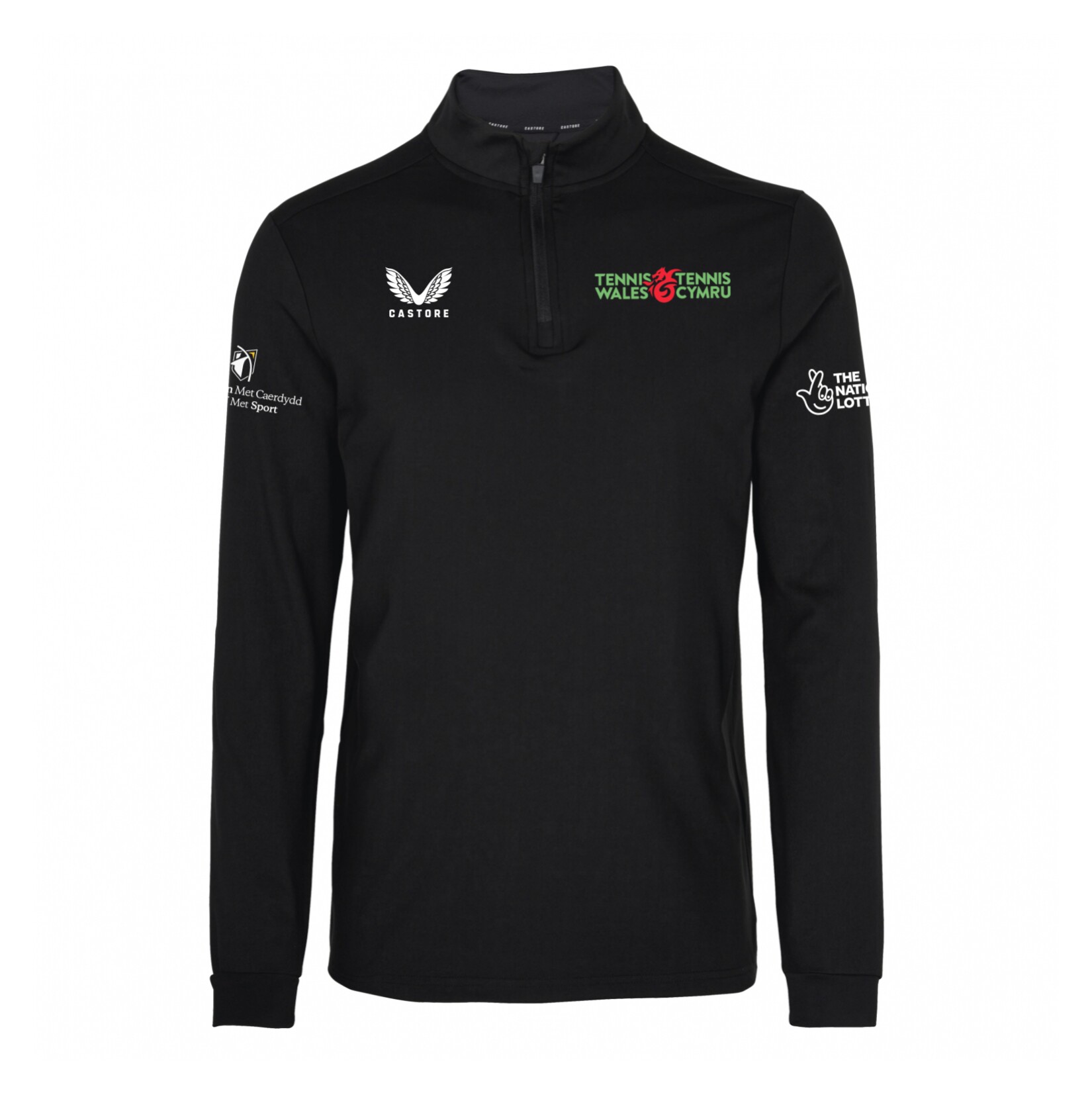 Castore Quarter Zip Midlayer - Black