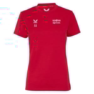 Castore Womens Short Sleeve Training T-Shirt (W) Red
