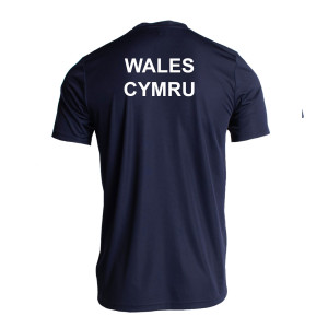 Castore Short Sleeve Training T-Shirt Navy-White