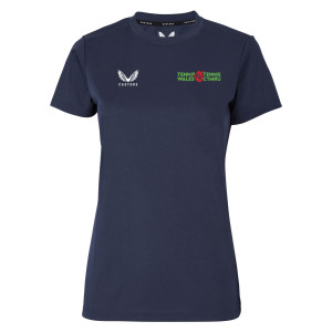 Castore Womens Short Sleeve Training Tee (W) Navy-White