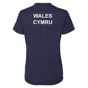 Castore Womens Short Sleeve Training Tee (W) Navy-White