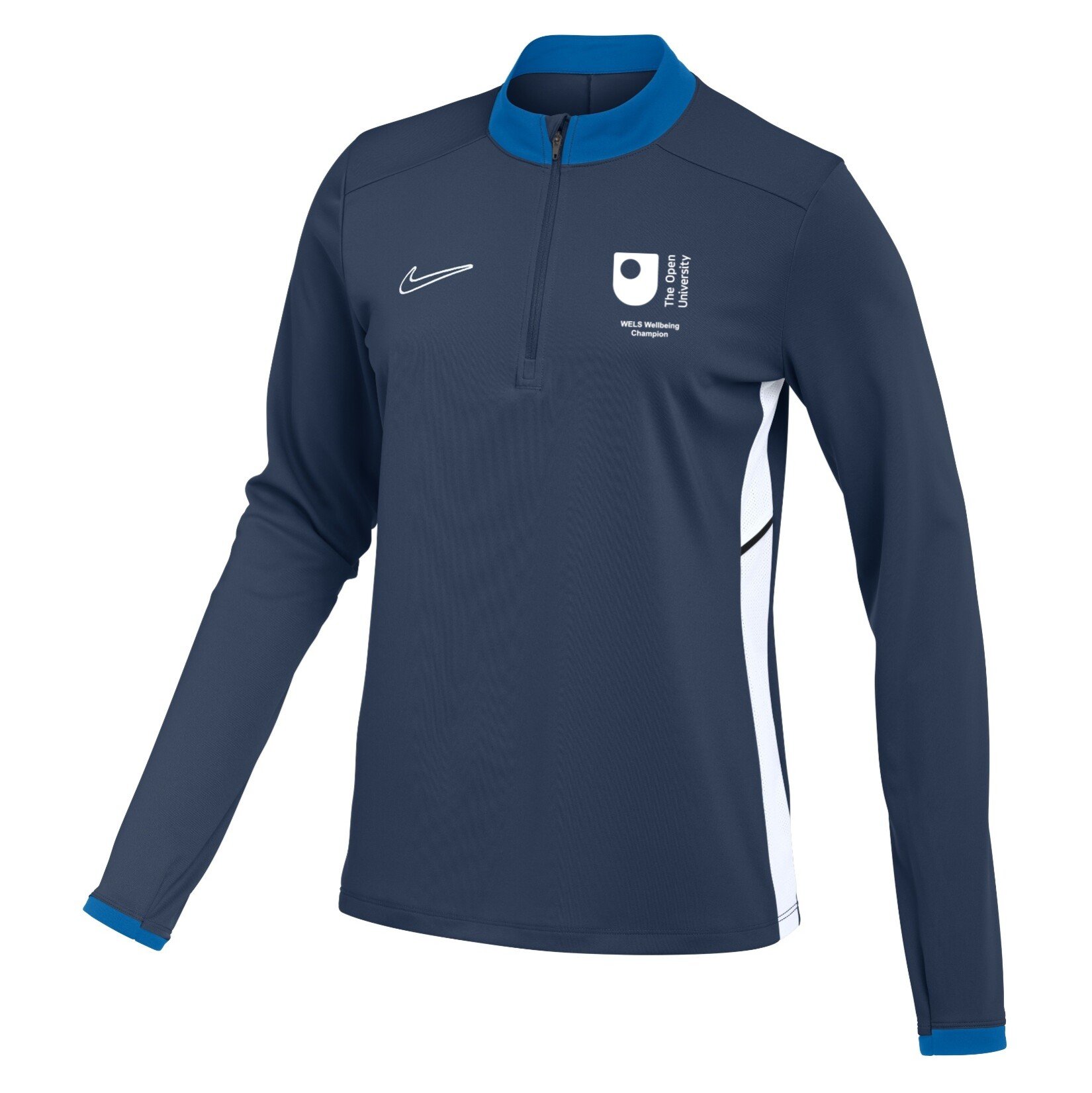 Nike Dri-FIT Academy 25 Drill Top (W) - Obsidian/Royal Blue/White