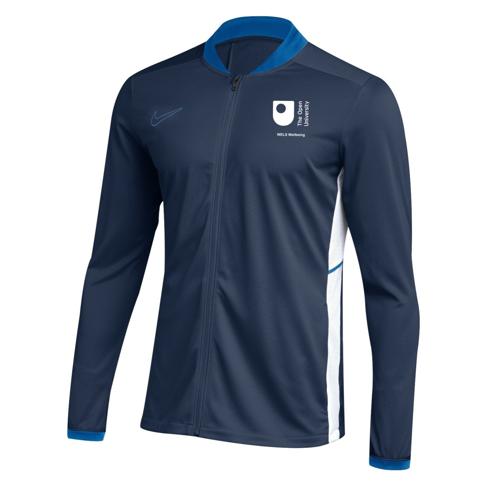 Nike Dri-FIT Academy 25 Knit Track Jacket - Obsidian/Royal Blue/White