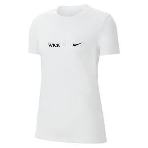 Nike Womens Team Club 20 Cotton T-Shirt (W) White-Black