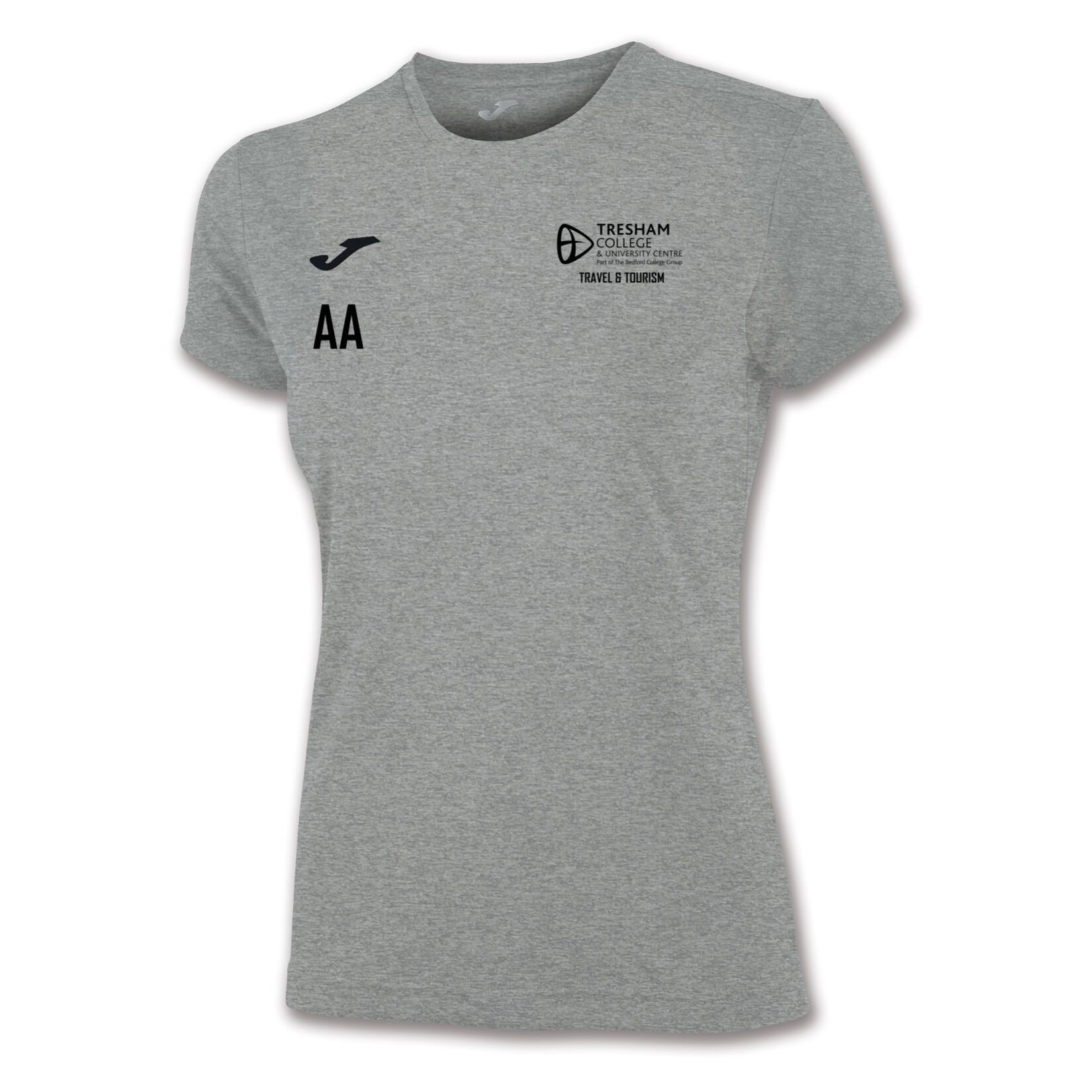 Joma COMBI SHORT SLEEVE PERFORMANCE SHIRT (W) - Light Grey