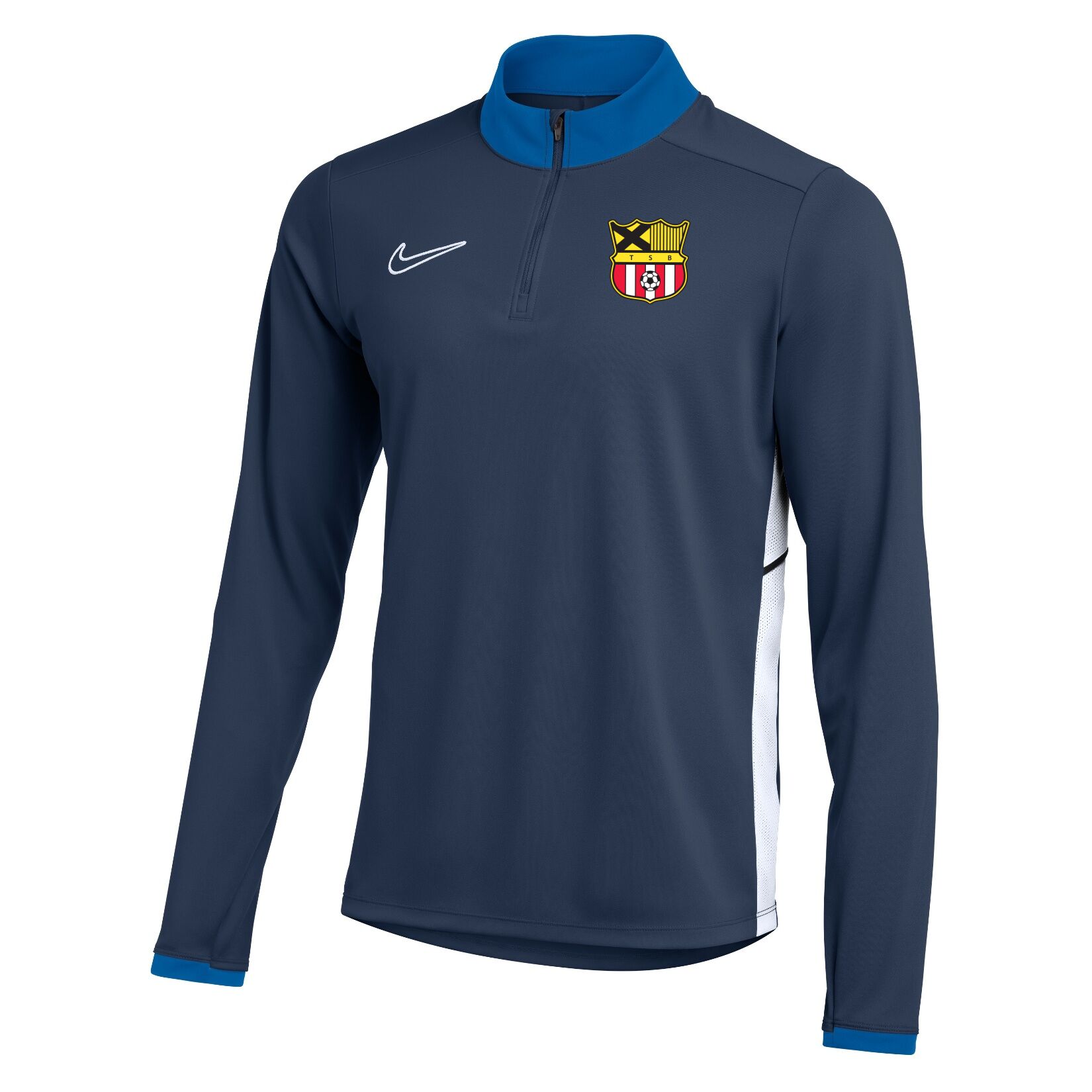 Nike Dri-FIT Academy 25 Drill Top - Obsidian/Royal Blue/White