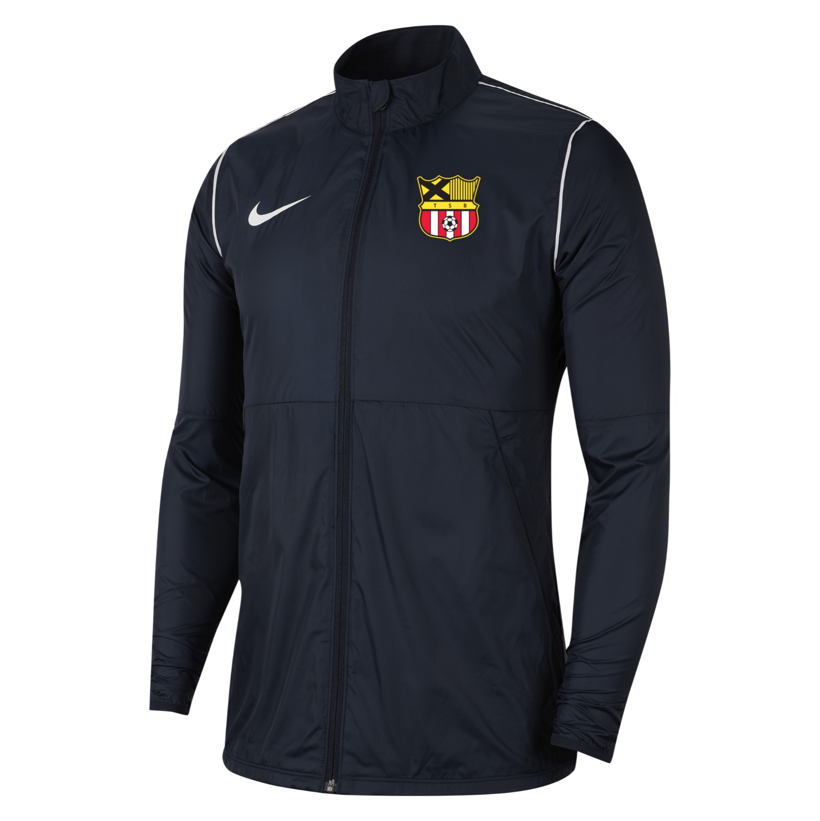 Nike Park 20 Repel Rain Jacket - Obsidian/White/White
