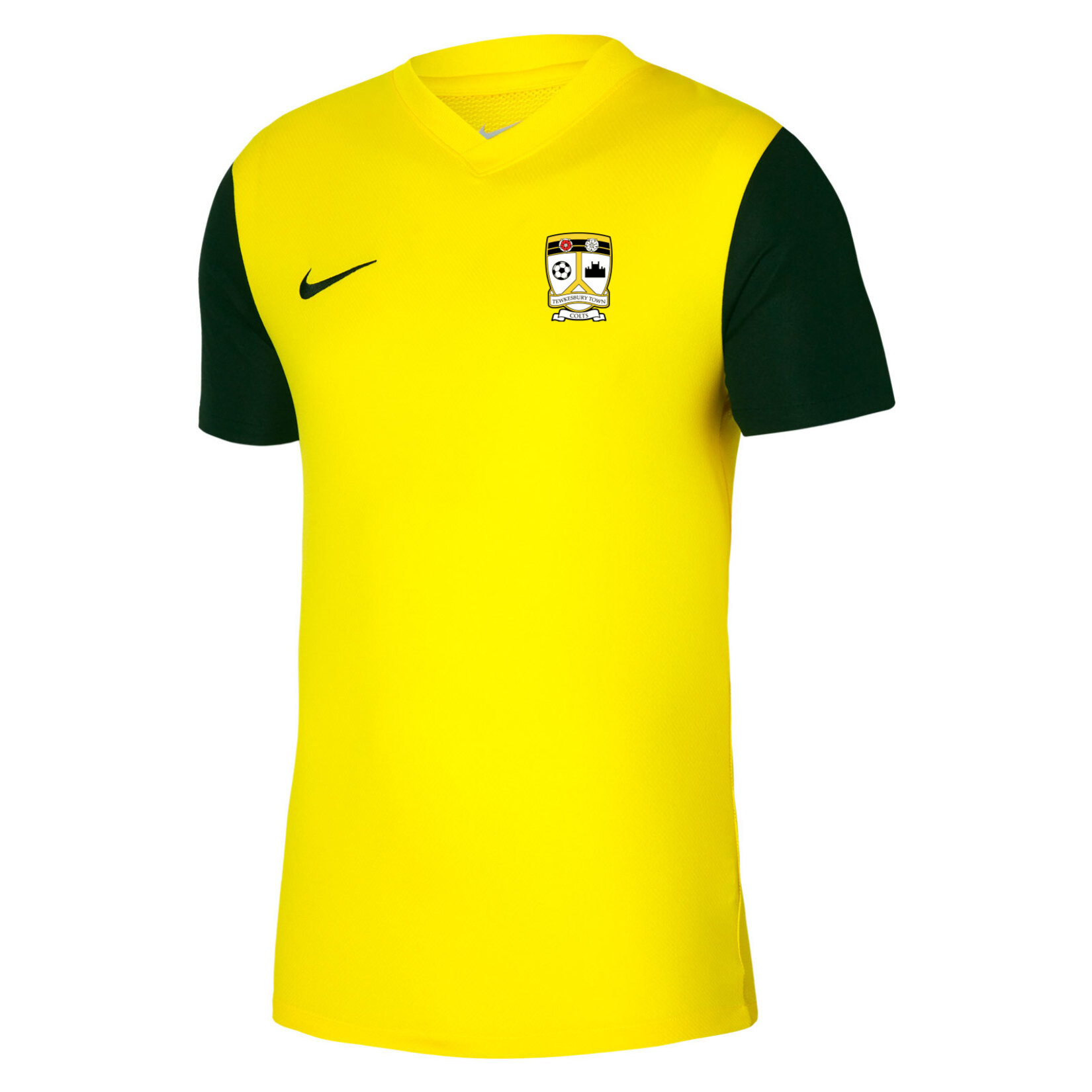 Nike Tiempo Premier 2 Short Sleeve Jersey - Tour Yellow/Black/Black