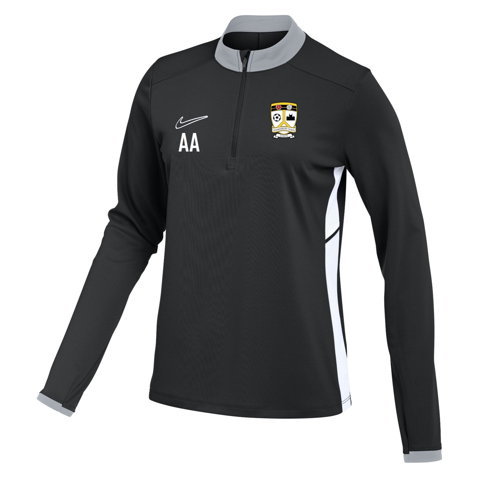 Nike Dri-FIT Academy 25 Drill Top (W) - Black/White/White