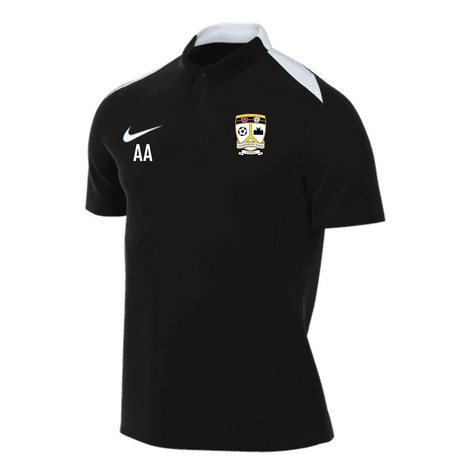 Nike Academy Pro 24 Polo - Black/Black/White/White