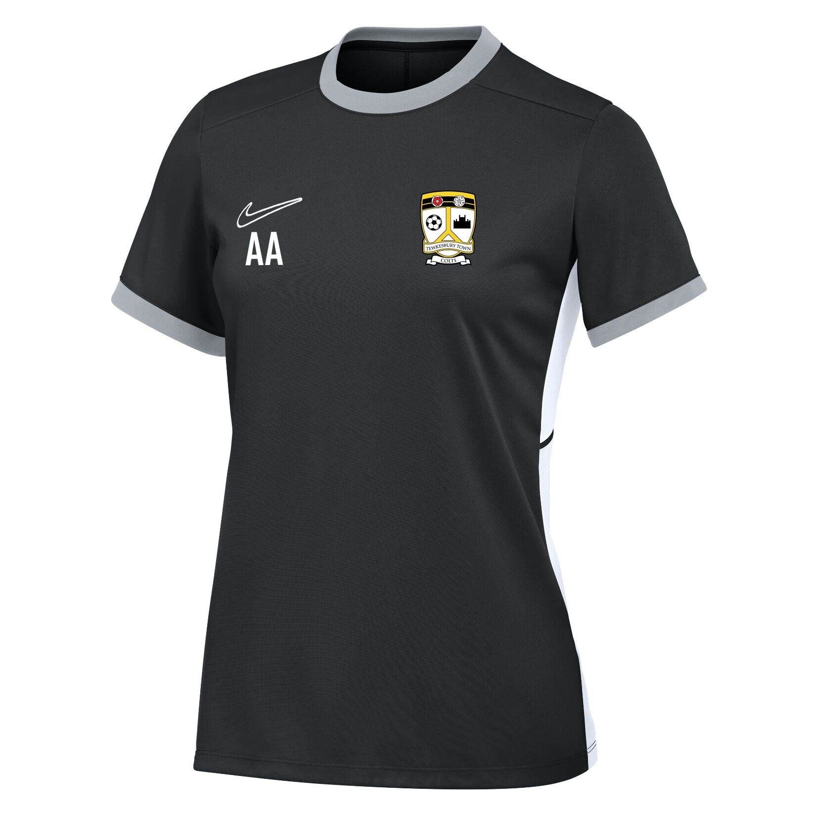 Nike Academy 25 Short-Sleeve Training Top (W) - Black/White/White