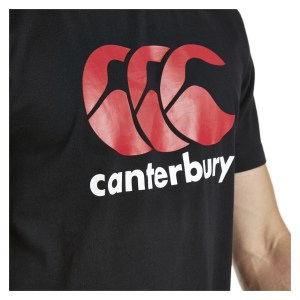Canterbury CCC LOGO T-SHIRT Black-Red-White