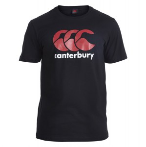 Canterbury CCC LOGO T-SHIRT Black-Red-White