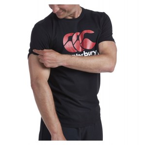 Canterbury CCC LOGO T-SHIRT Black-Red-White