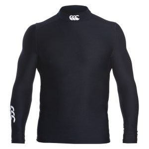 Canterbury Thermoreg Baselayer Turtle Neck Long Sleeve Top Black