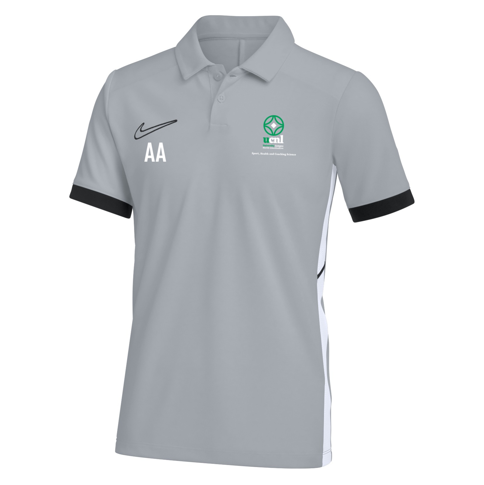 Nike Dri-FIT Academy 25 Polo - Wolf Grey/Black/White