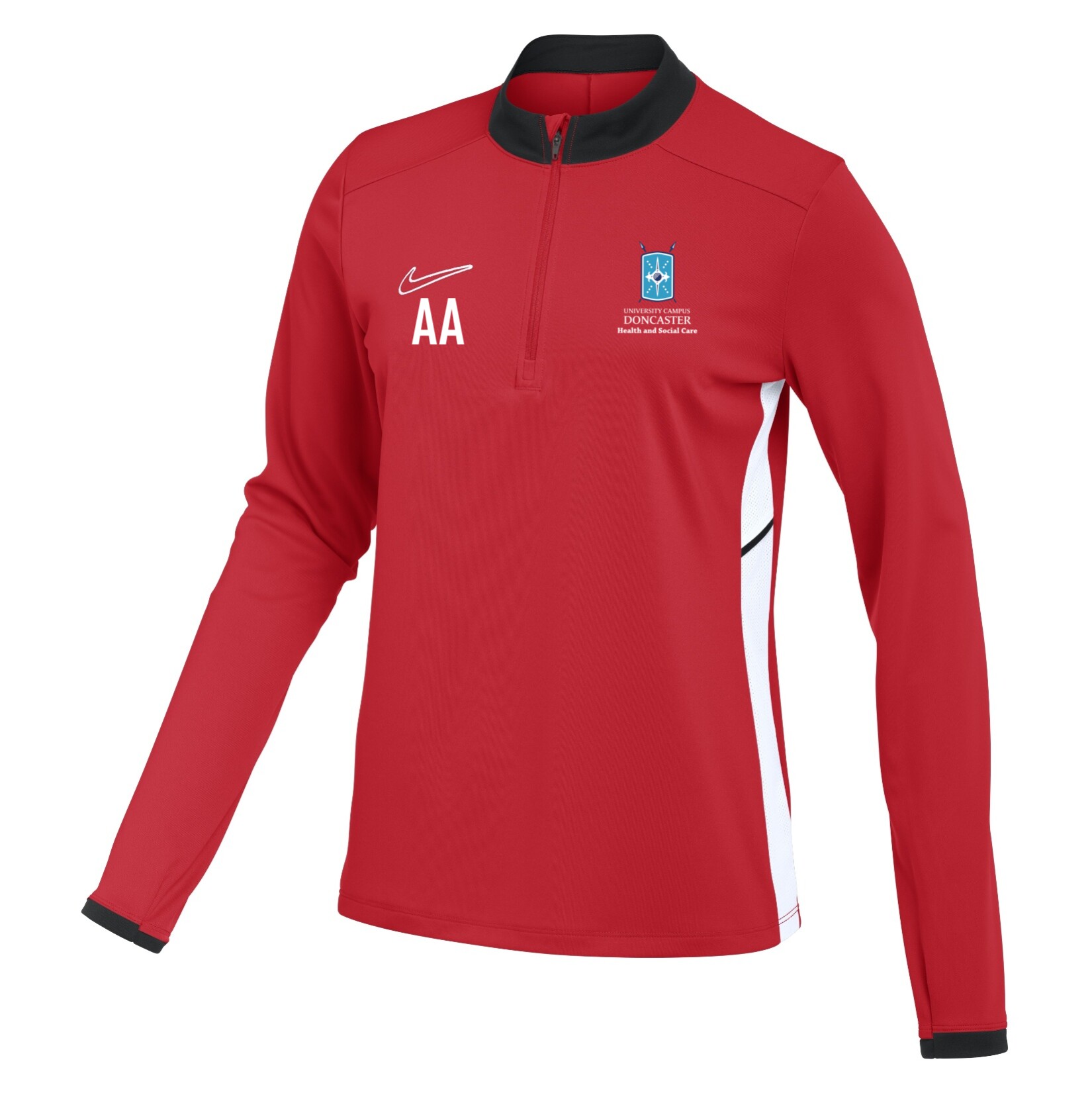 Nike Dri-FIT Academy 25 Drill Top (W) - University Red/Gym Red/White