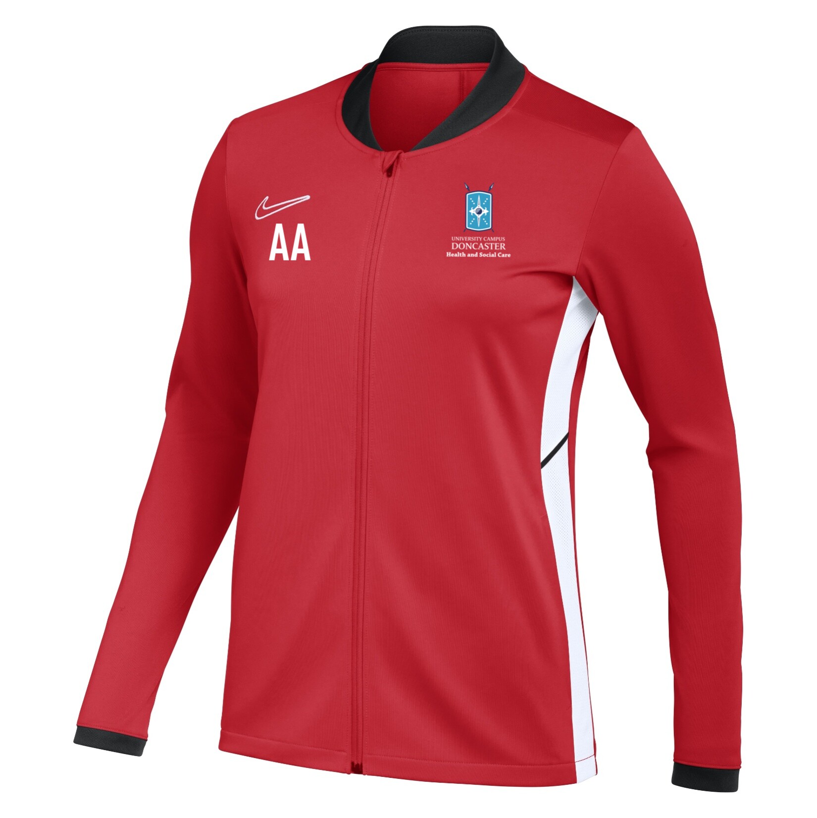 Nike Dri-FIT Academy 25 Knit Track Jacket - University Red/Gym Red/White