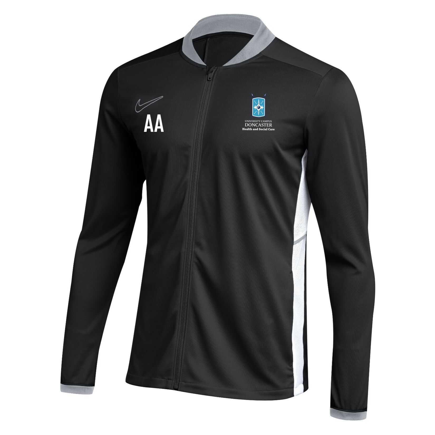 Nike Dri-FIT Academy 25 Knit Track Jacket - Black/White/White