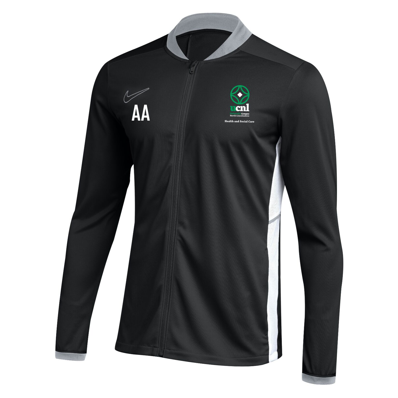Nike Dri-FIT Academy 25 Knit Track Jacket - Black/White/White