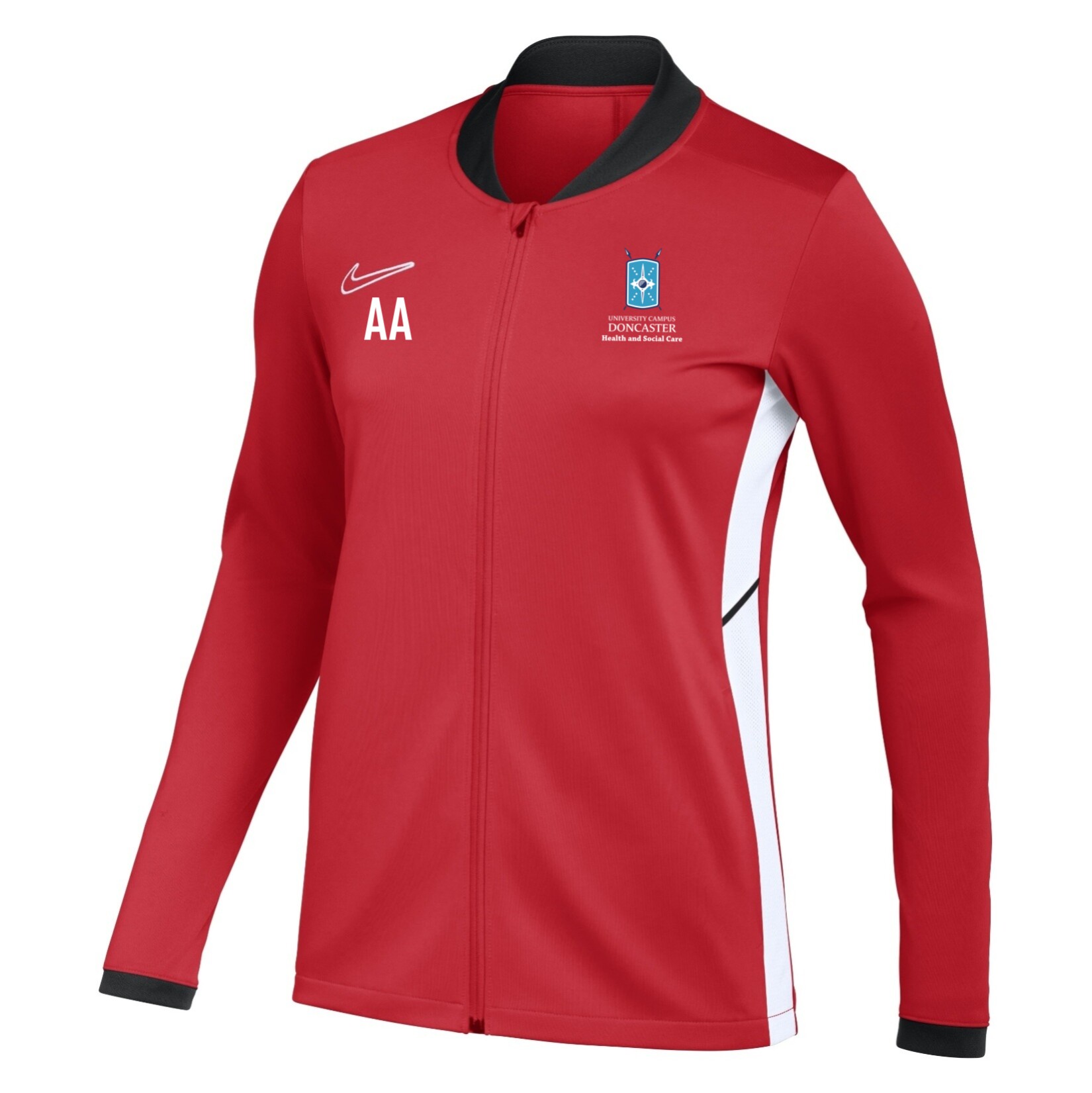 Nike Dri-FIT Academy 25 Knit Track Jacket (W) - University Red/Gym Red/White