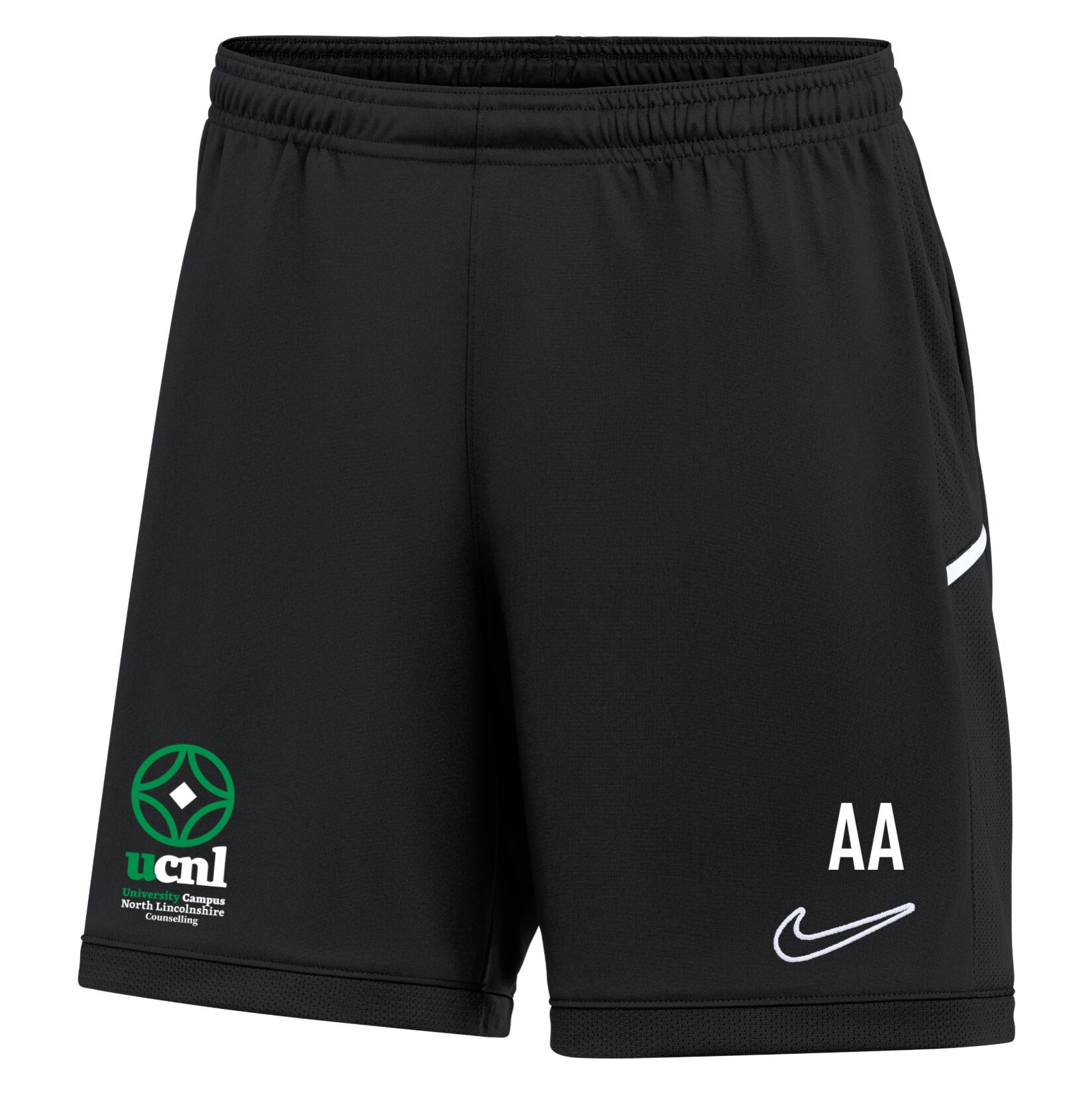 Nike Dri-FIT Academy 25 Shorts (W) - Black/Black/White