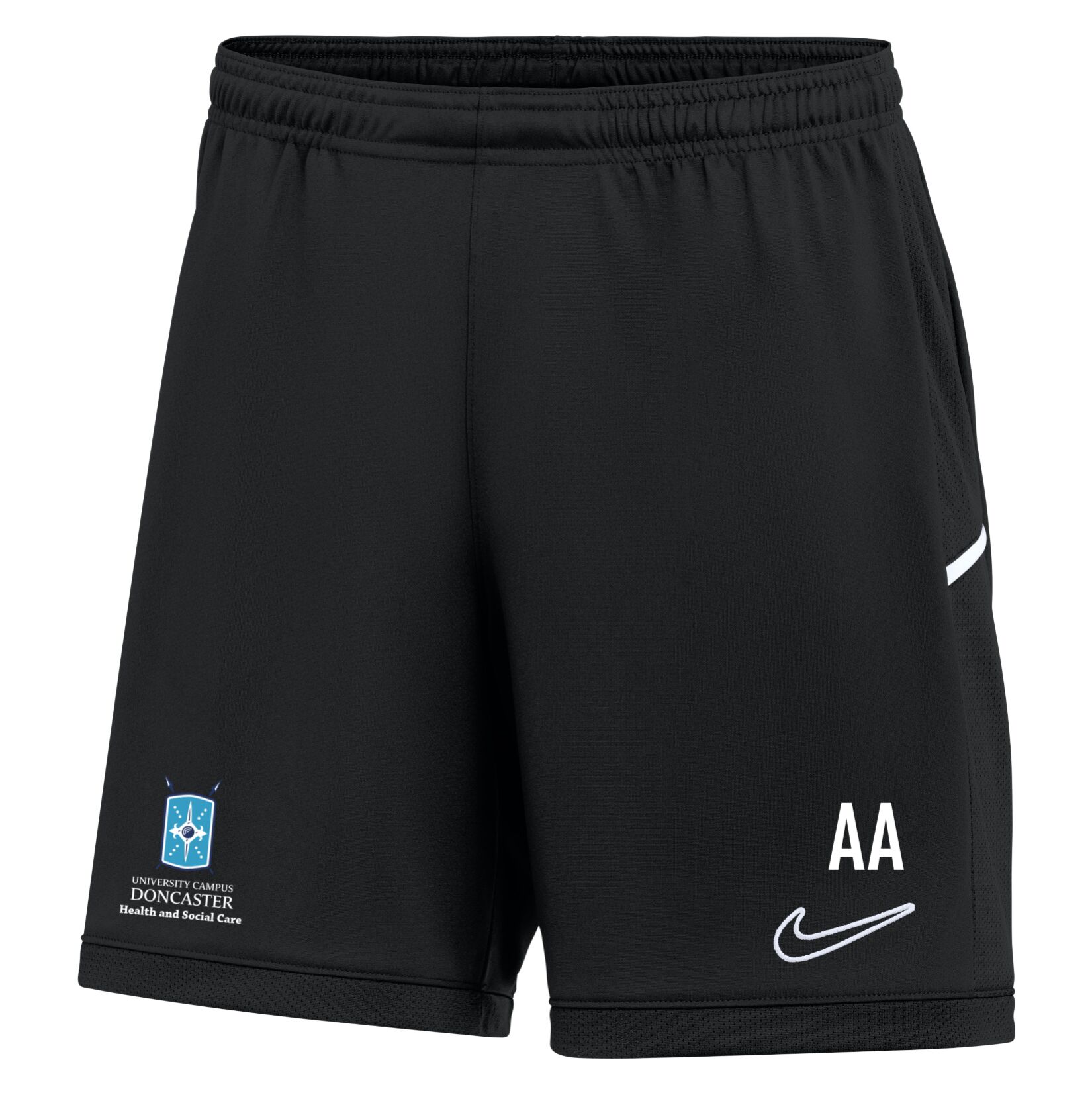 Nike Dri-FIT Academy 25 Shorts (W) - Black/Black/White