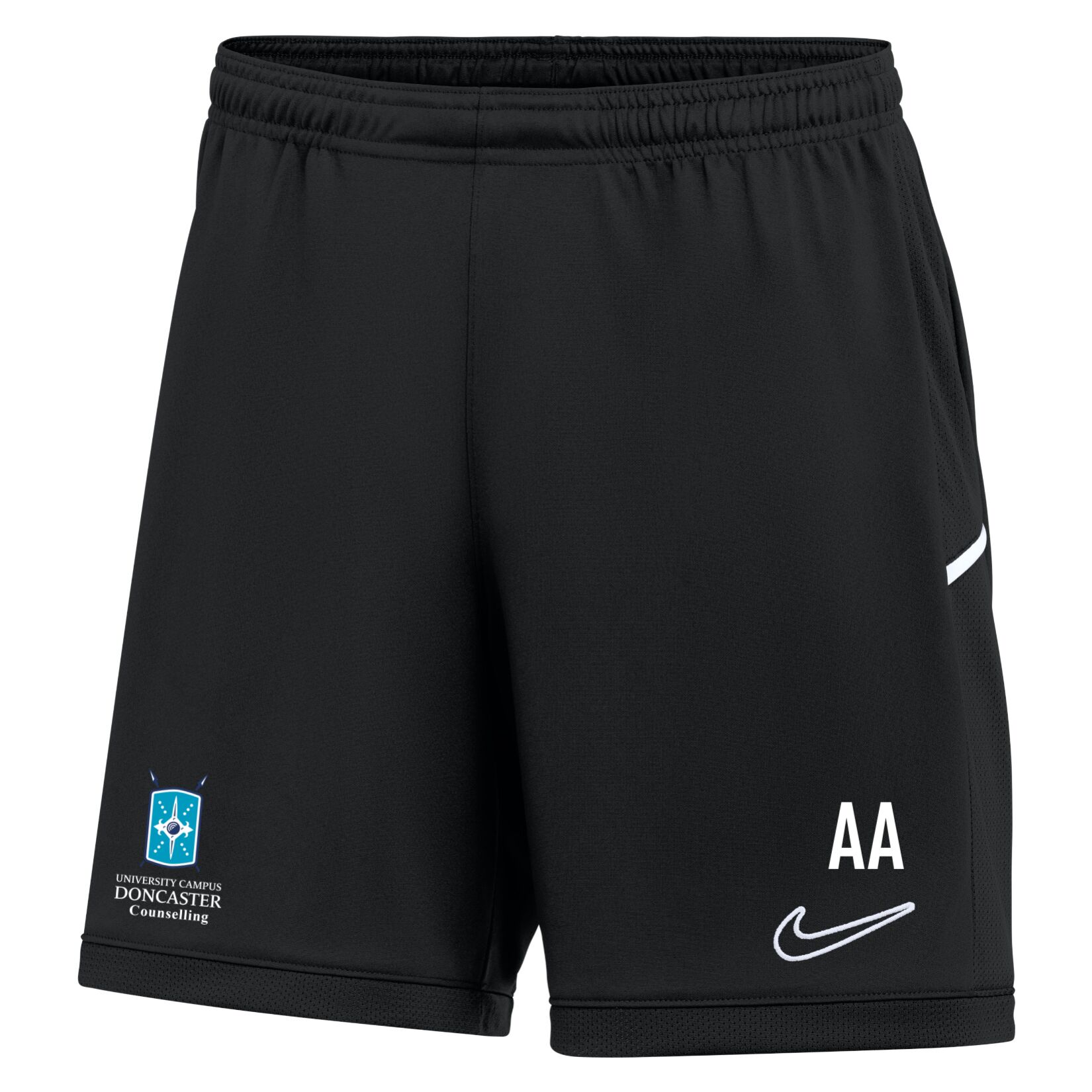Nike Dri-FIT Academy 25 Shorts (W) - Black/Black/White