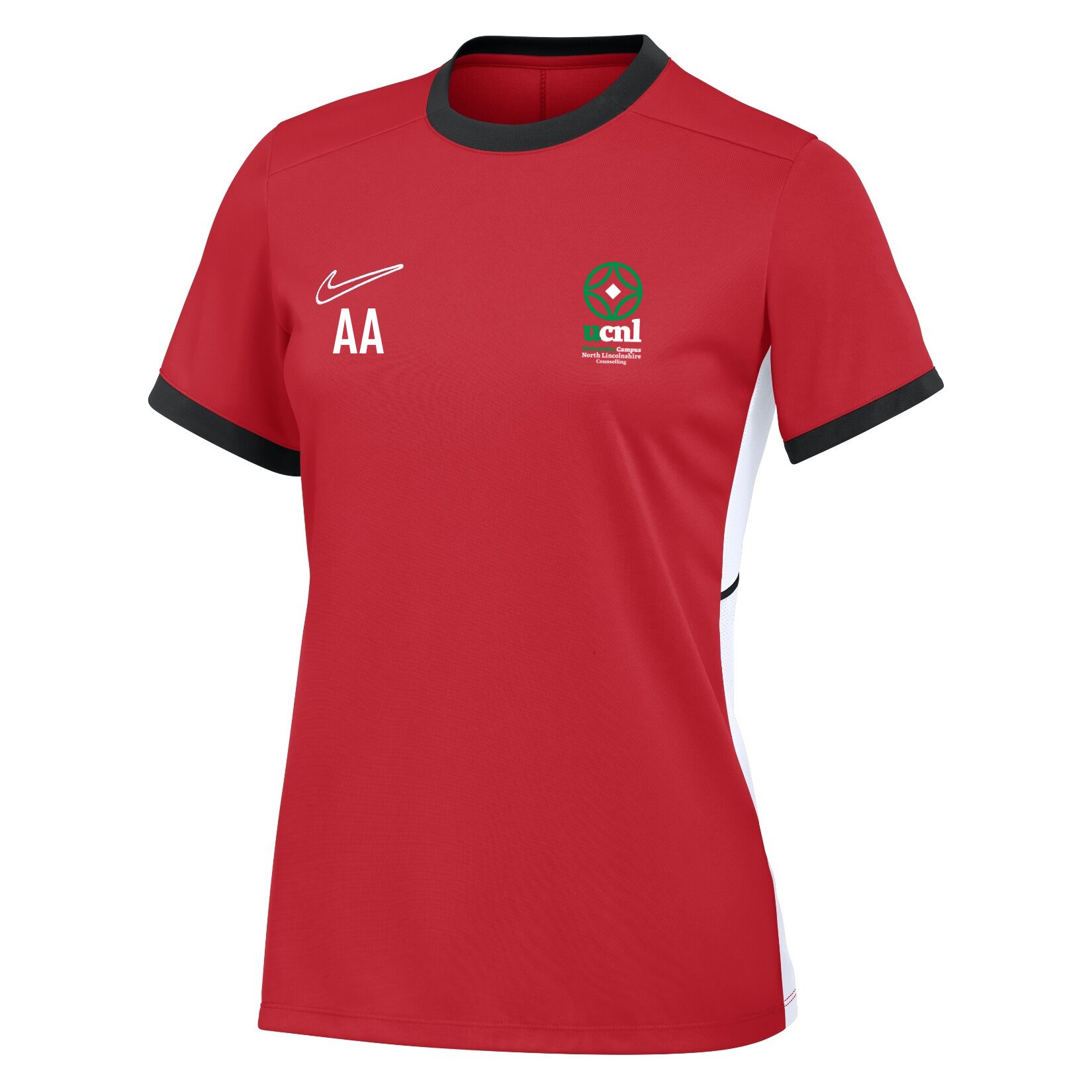 Nike Academy 25 Short-Sleeve Training Top (W) - University Red/Gym Red/White