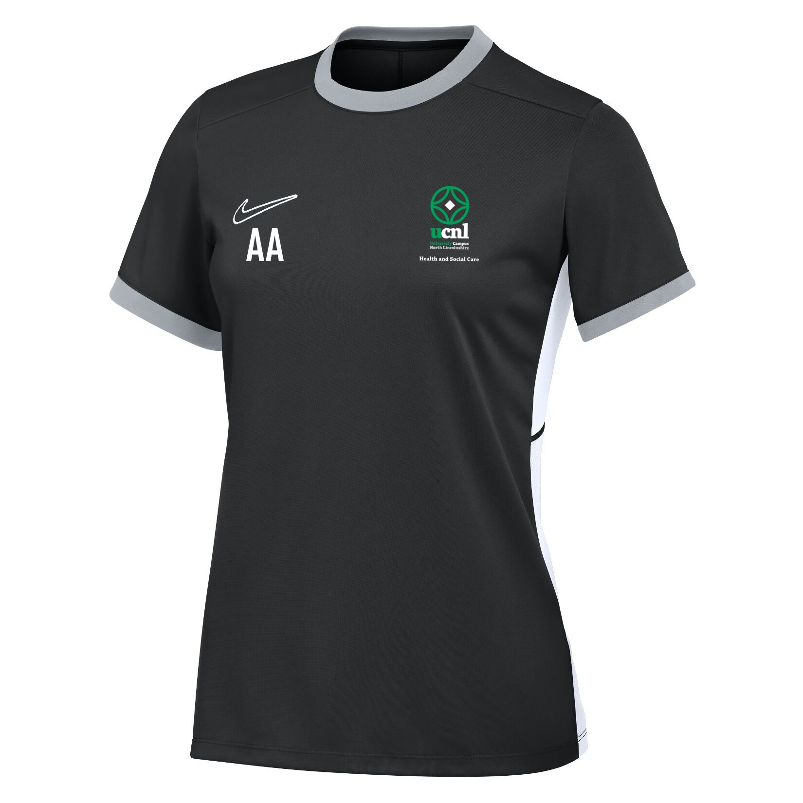 Nike Academy 25 Short-Sleeve Training Top (W) - Black/White/White
