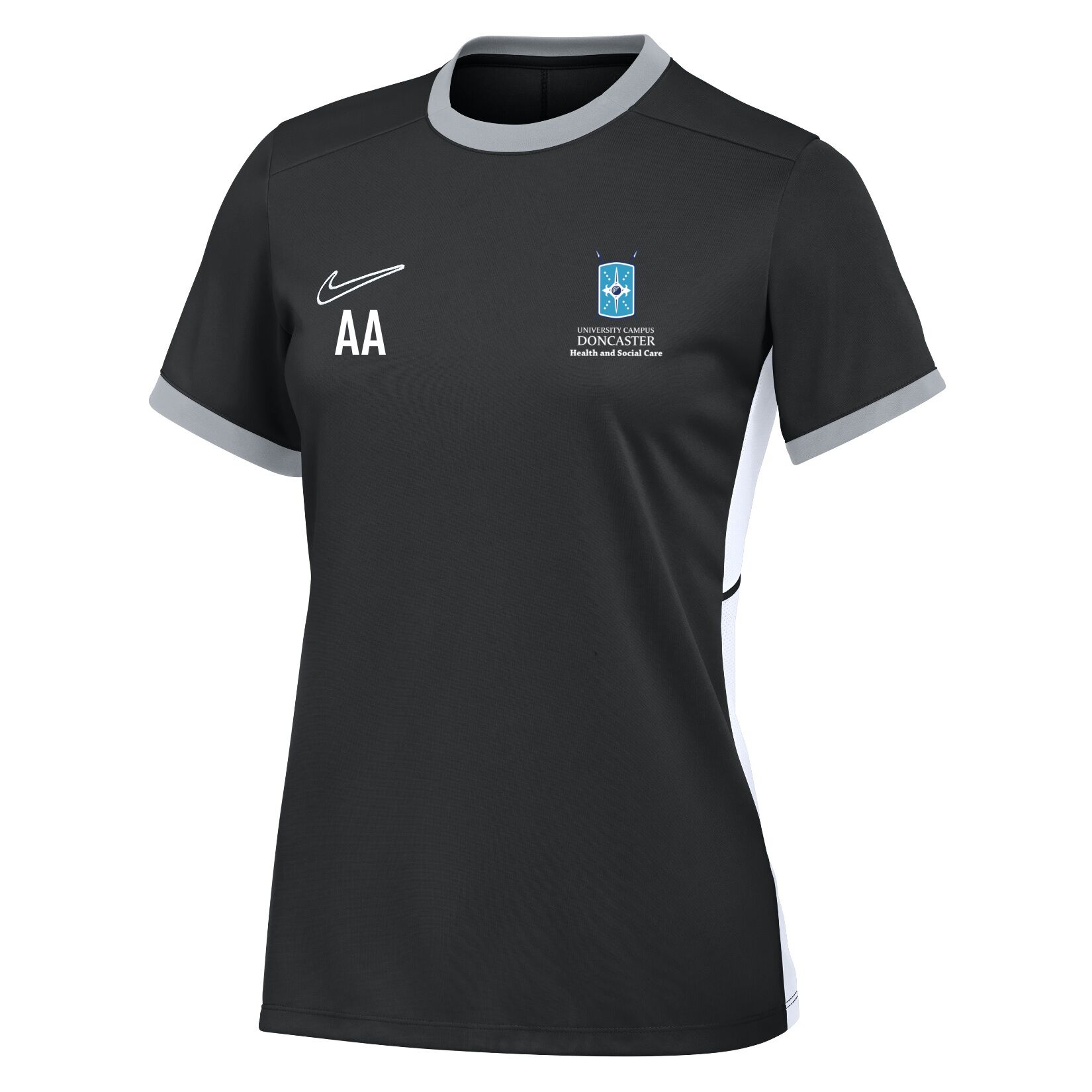 Nike Academy 25 Short-Sleeve Training Top (W) - Black/White/White