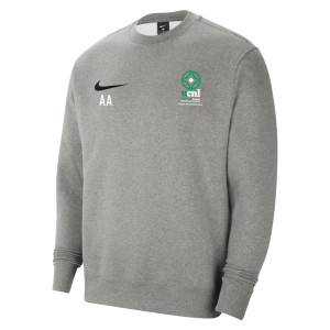 Nike Team Club 20 Fleece Crew Sweatshirt Dark Grey Heather-Black-Black