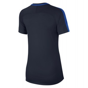 Nike Womens Academy 18 Short Sleeve Top (w) Obsidian-Royal Blue-White