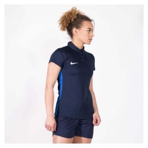 Nike Womens Academy 18 Performance Polo (w) Obsidian-Royal Blue-White