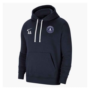 Nike Park 20 Fleece Pullover Hoodie  Obsidian-White-White