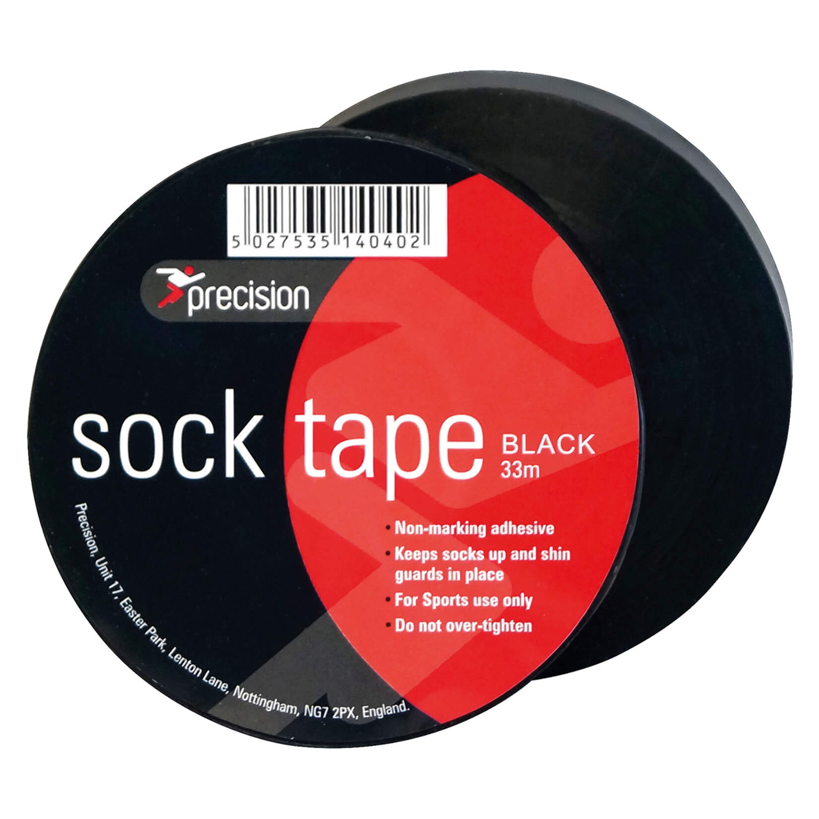 Precision Sock Tape (10 Pack) Black