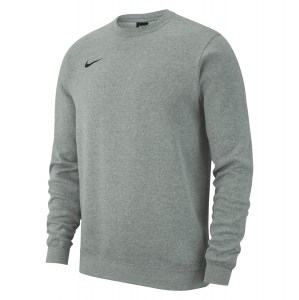 Nike Team Club 19 Crew Sweatshirt Dk Grey Heather-Black