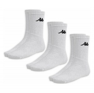 Kappa Sports Sock (3 Pack) White